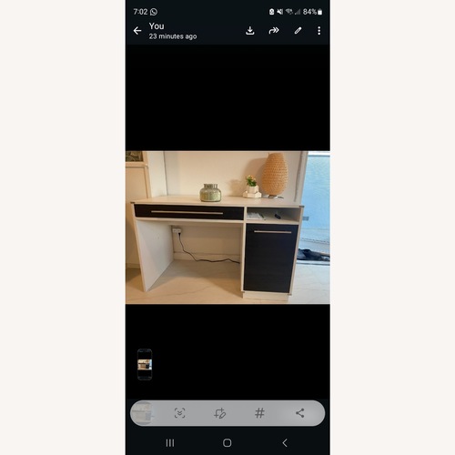 Used Sauder White Wood Desk for sale on AptDeco