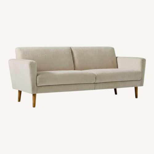 Used West Elm Oliver Light Gray Fabric 2 Seater Sofa for sale on AptDeco