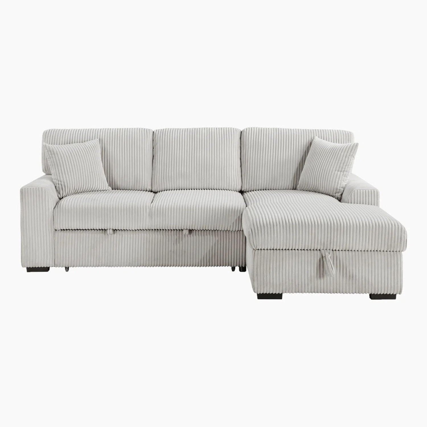 Wayfair Eliana 2-piece Sectional With Pull-out Bed - image-4