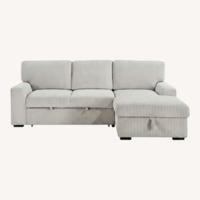 Wayfair Eliana 2-piece Sectional With Pull-out Bed