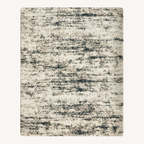 Used Adah Abstract Ivory Shag Rug 6x9 for sale on AptDeco