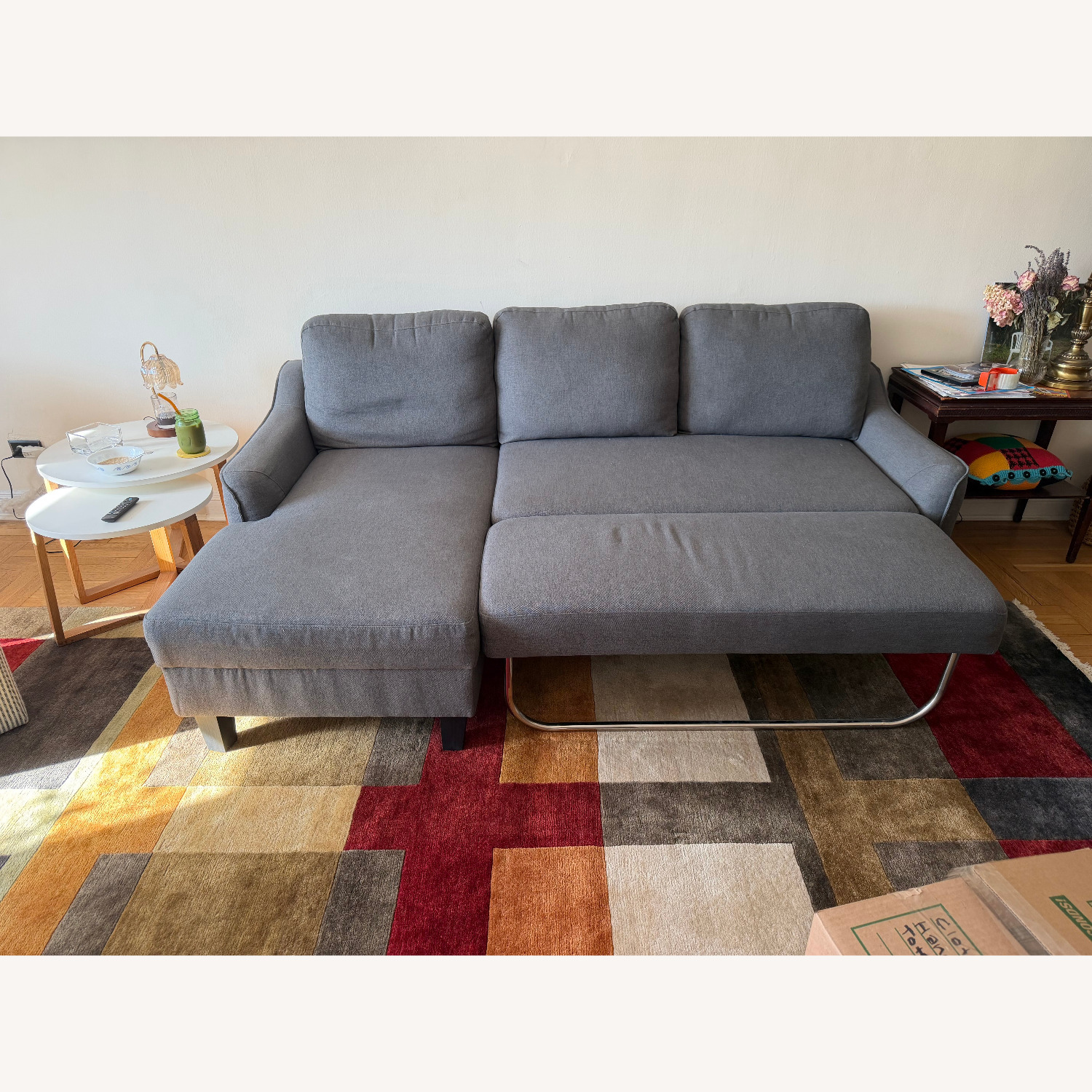 Ashley Furniture Dark Gray Sleeper Sofa - image-4