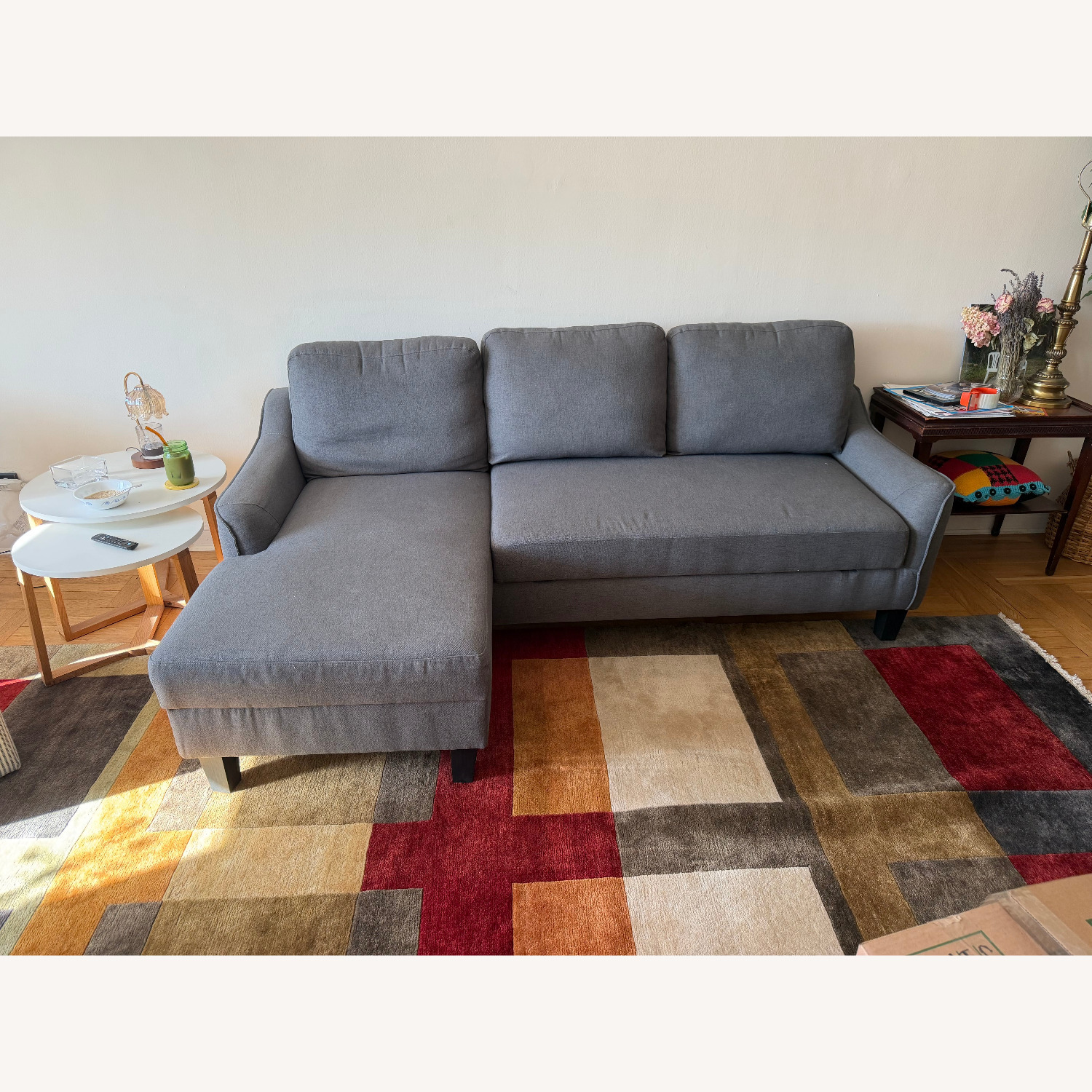 Ashley Furniture Dark Gray Sleeper Sofa - image-1