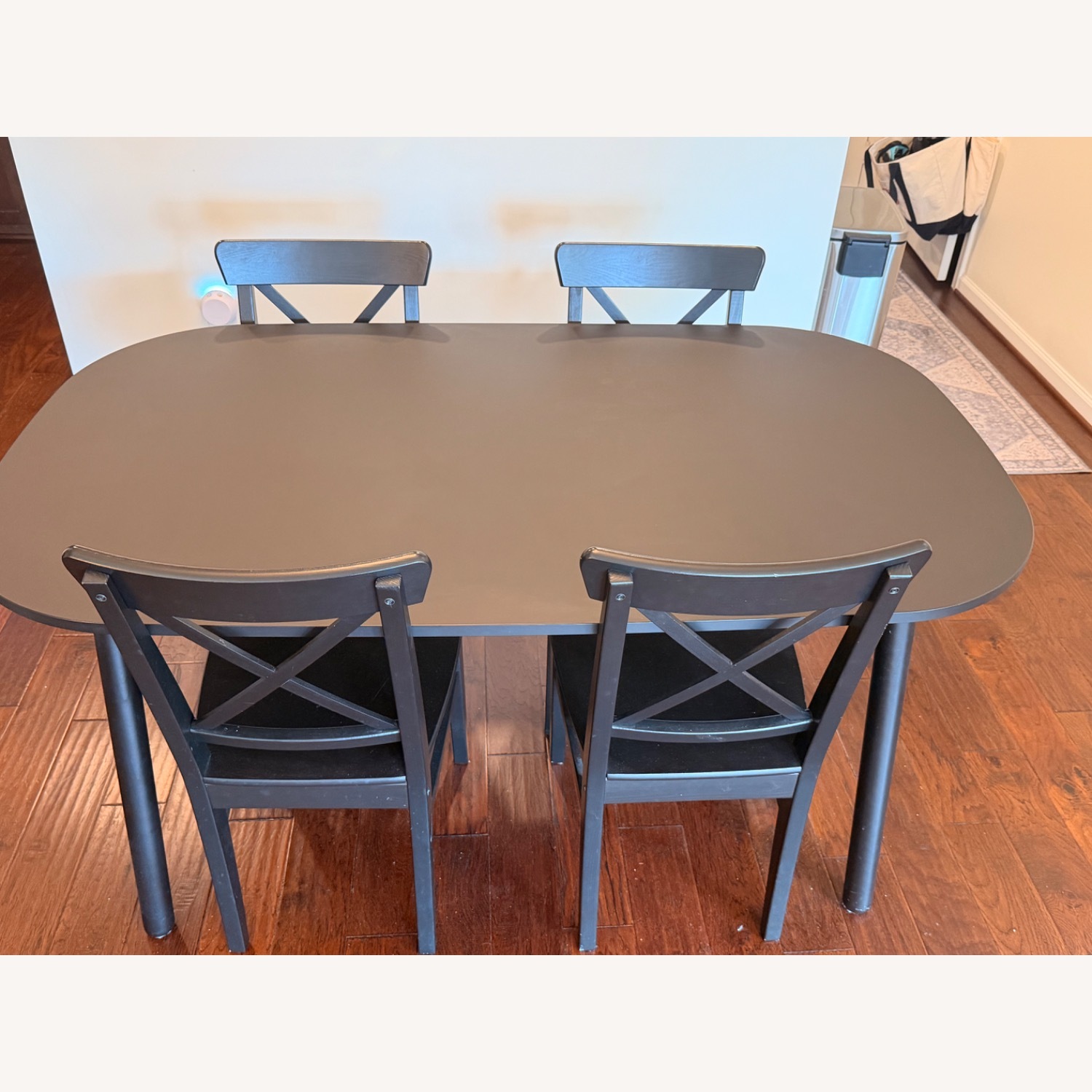IKEA Vedbo Black Wood Dining Table - image-1