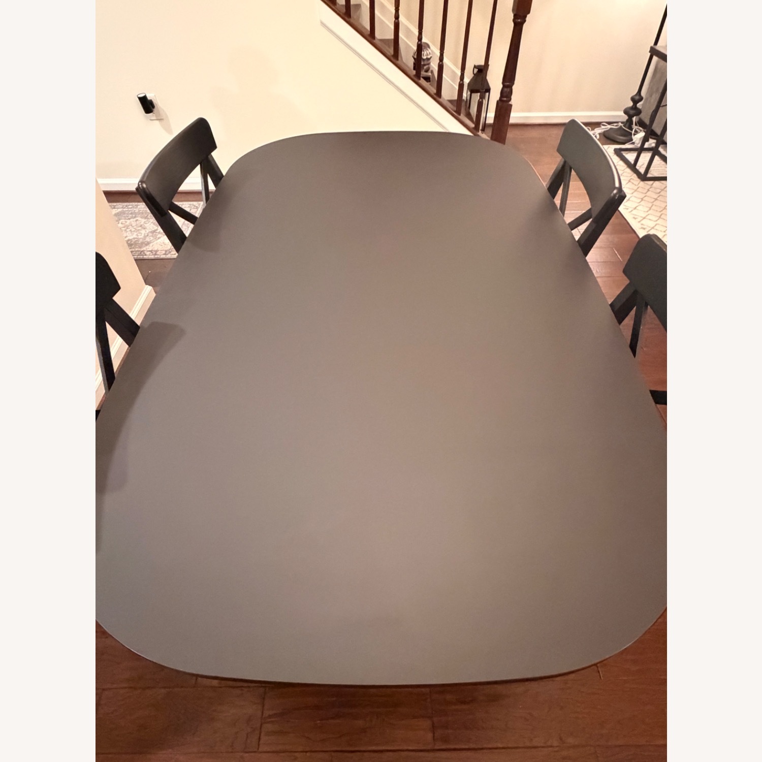 IKEA Vedbo Black Wood Dining Table - image-3