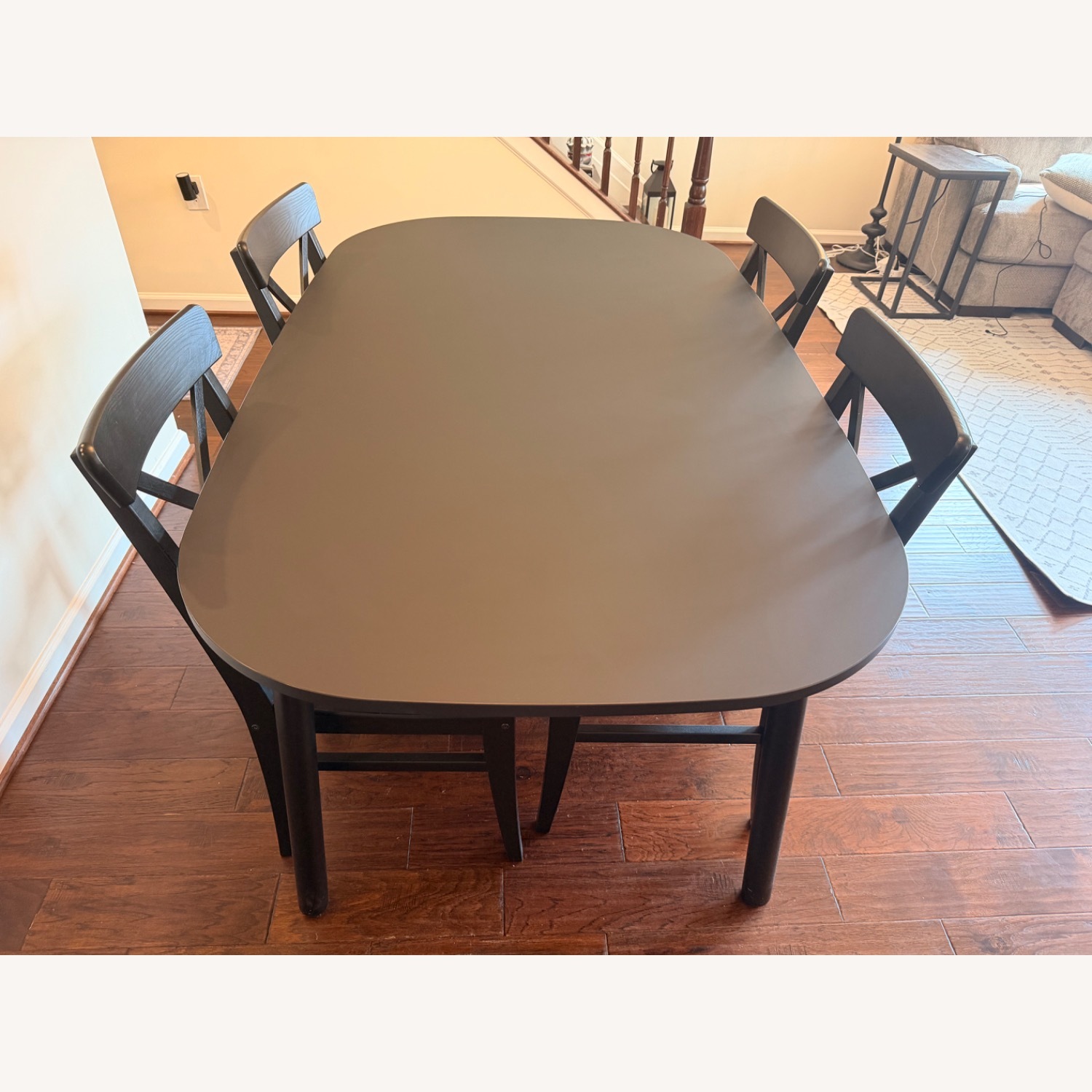 IKEA Vedbo Black Wood Dining Table - image-2