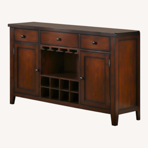 Used Dark Brown Bar Cart for sale on AptDeco