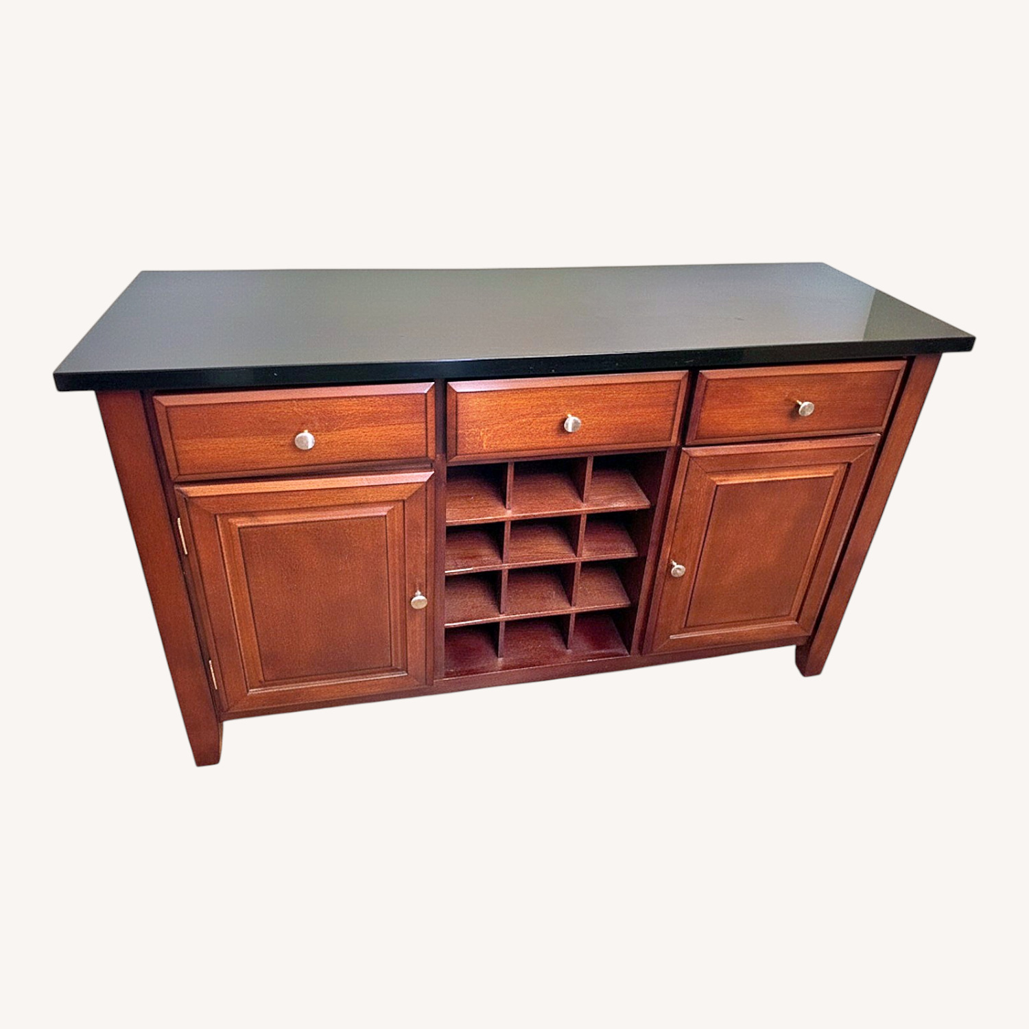 Dark Brown Bar Cart - image-5