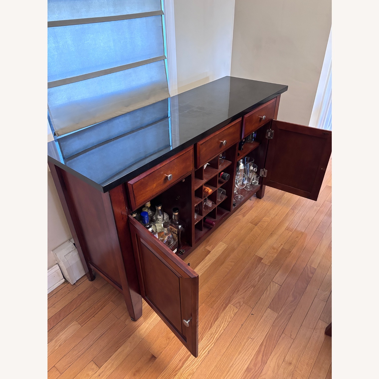 Dark Brown Bar Cart - image-3