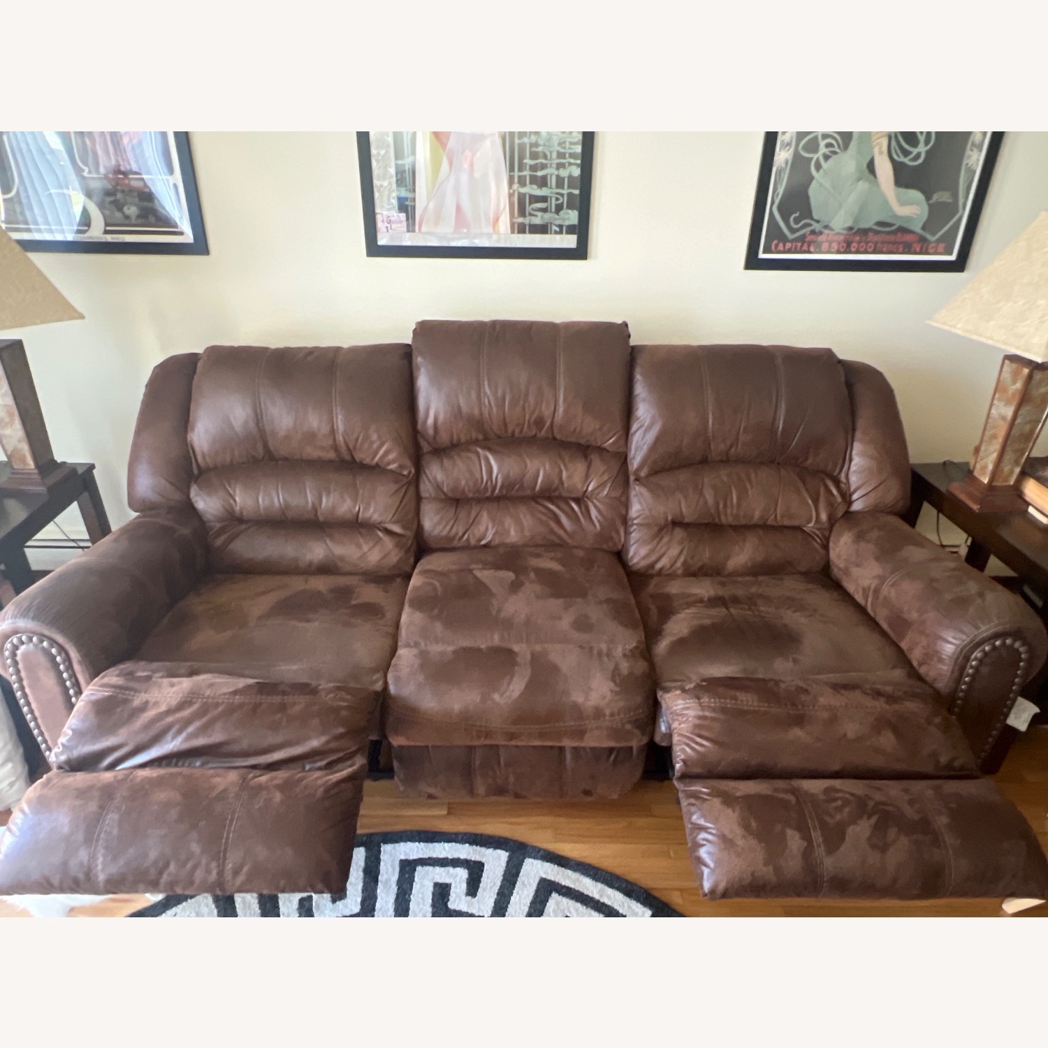 Ashley Furniture Light Brown 3+ Seater Sofa - image-3