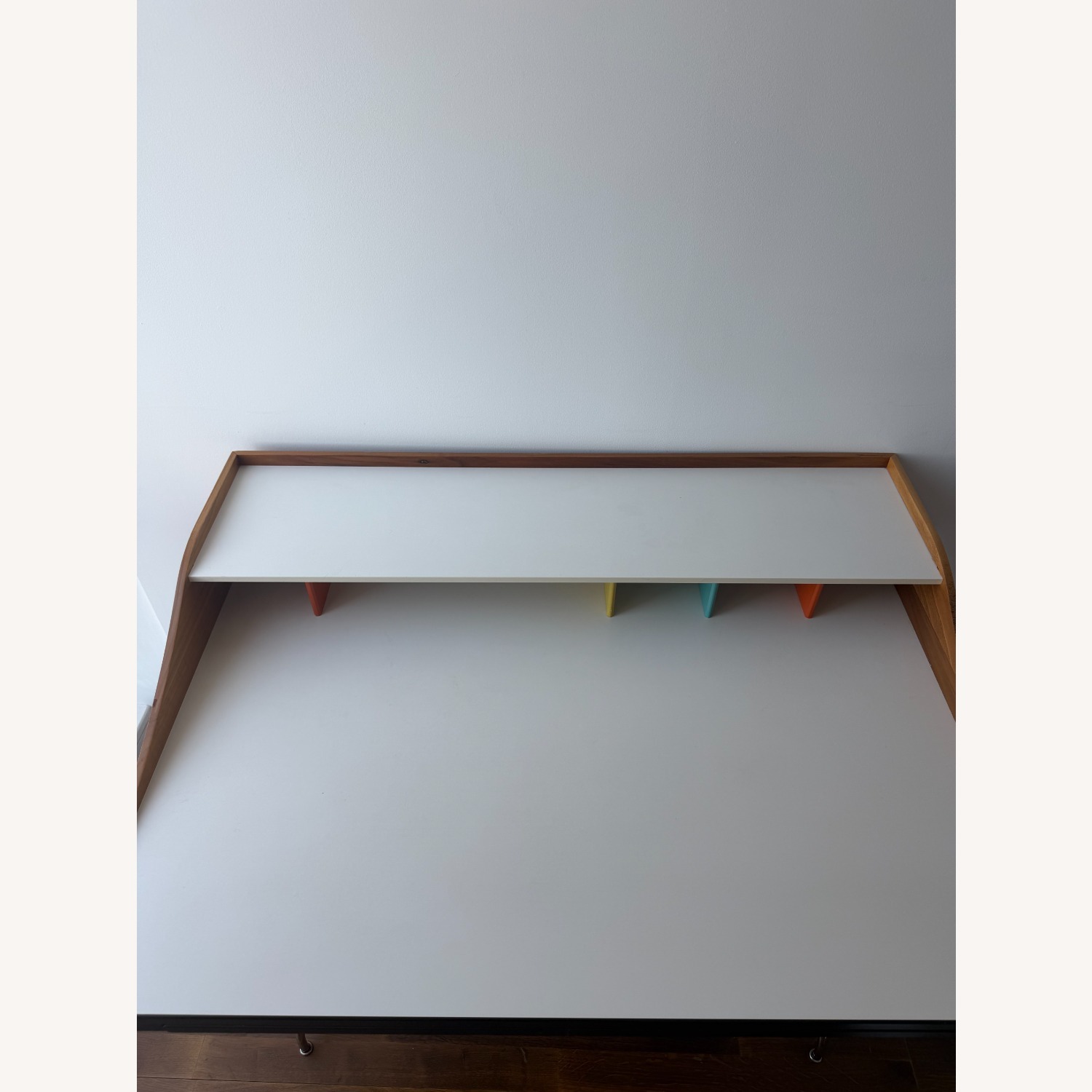 Herman Miller George Nelson Dark Brown Wood Desk - image-4