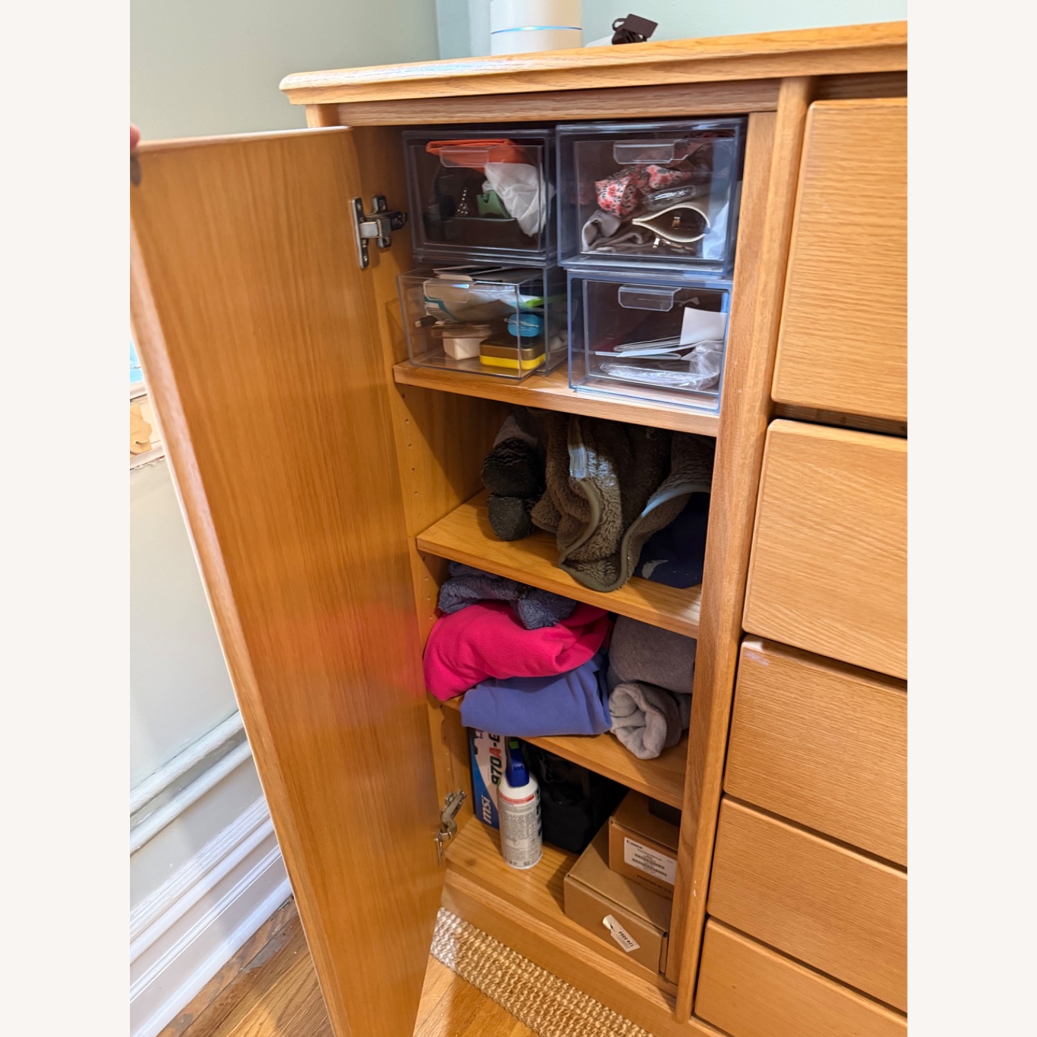 Natural Wood Dresser - image-2