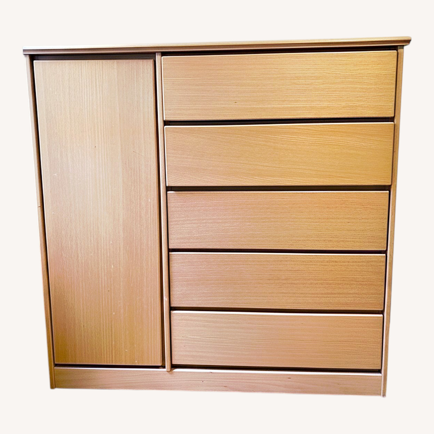 Natural Wood Dresser - image-0