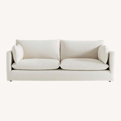 Used Crate & Barrel Natural Unwind 92" Slipcovered Sofa for sale on AptDeco