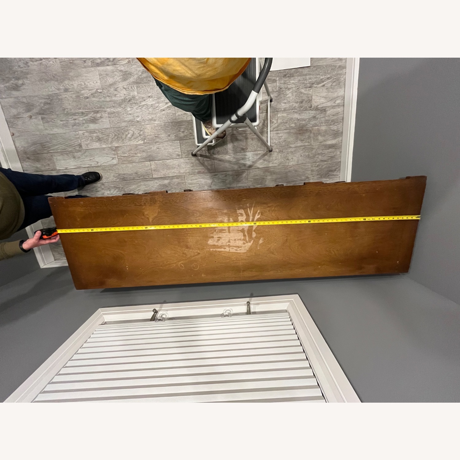 Vintage/Antique  Dark Brown Wood Dresser - image-2