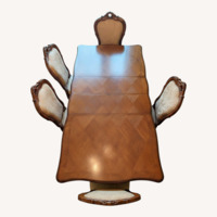 Marlo Furniture  Dark Brown Wood Dining Set