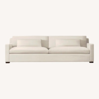 Restoration Hardware Belgian Track Natural 2 Seater Sofa