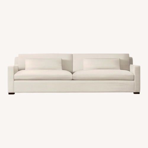 Used Restoration Hardware Belgian Track Natural 2 Seater Sofa for sale on AptDeco
