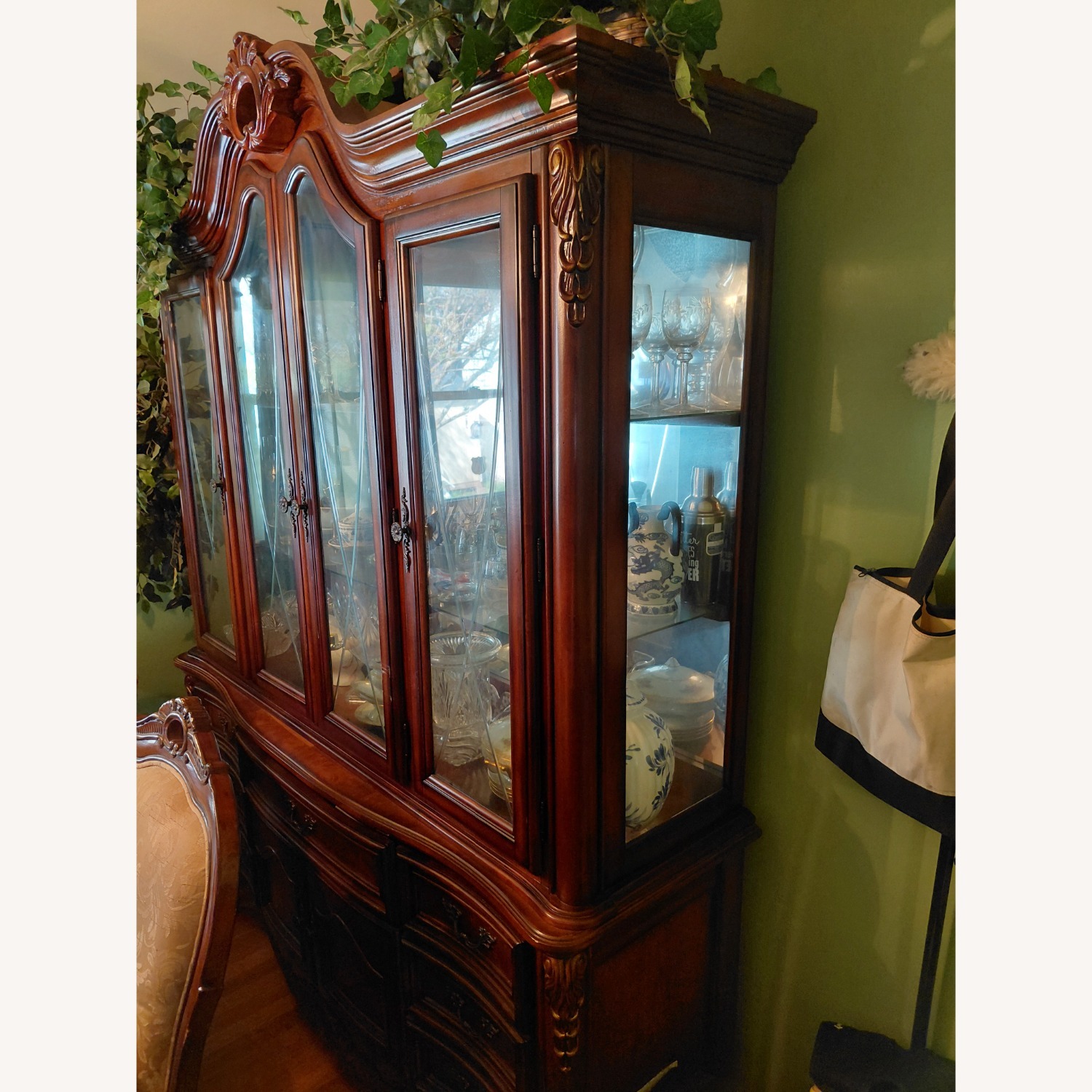 Marlo Furniture  Dark Brown Wood Sideboard - image-3