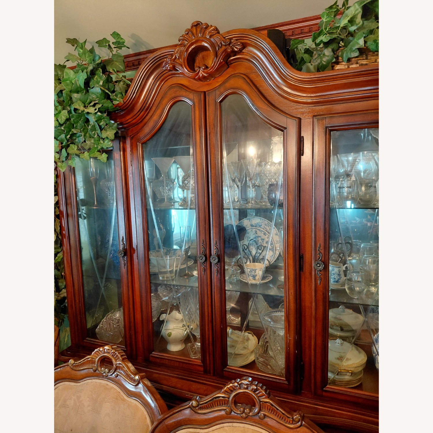 Marlo Furniture  Dark Brown Wood Sideboard - image-5