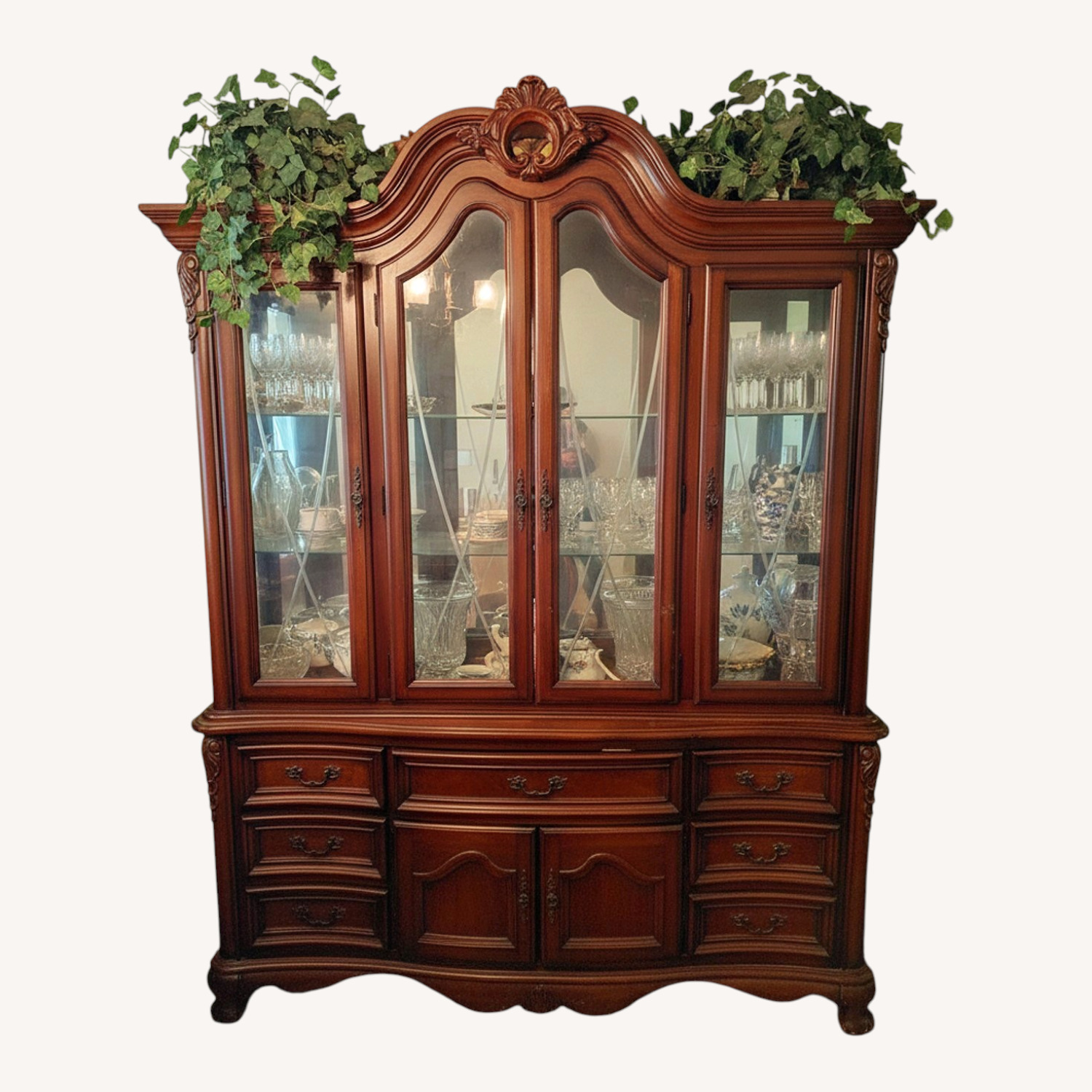 Marlo Furniture  Dark Brown Wood Sideboard - image-6