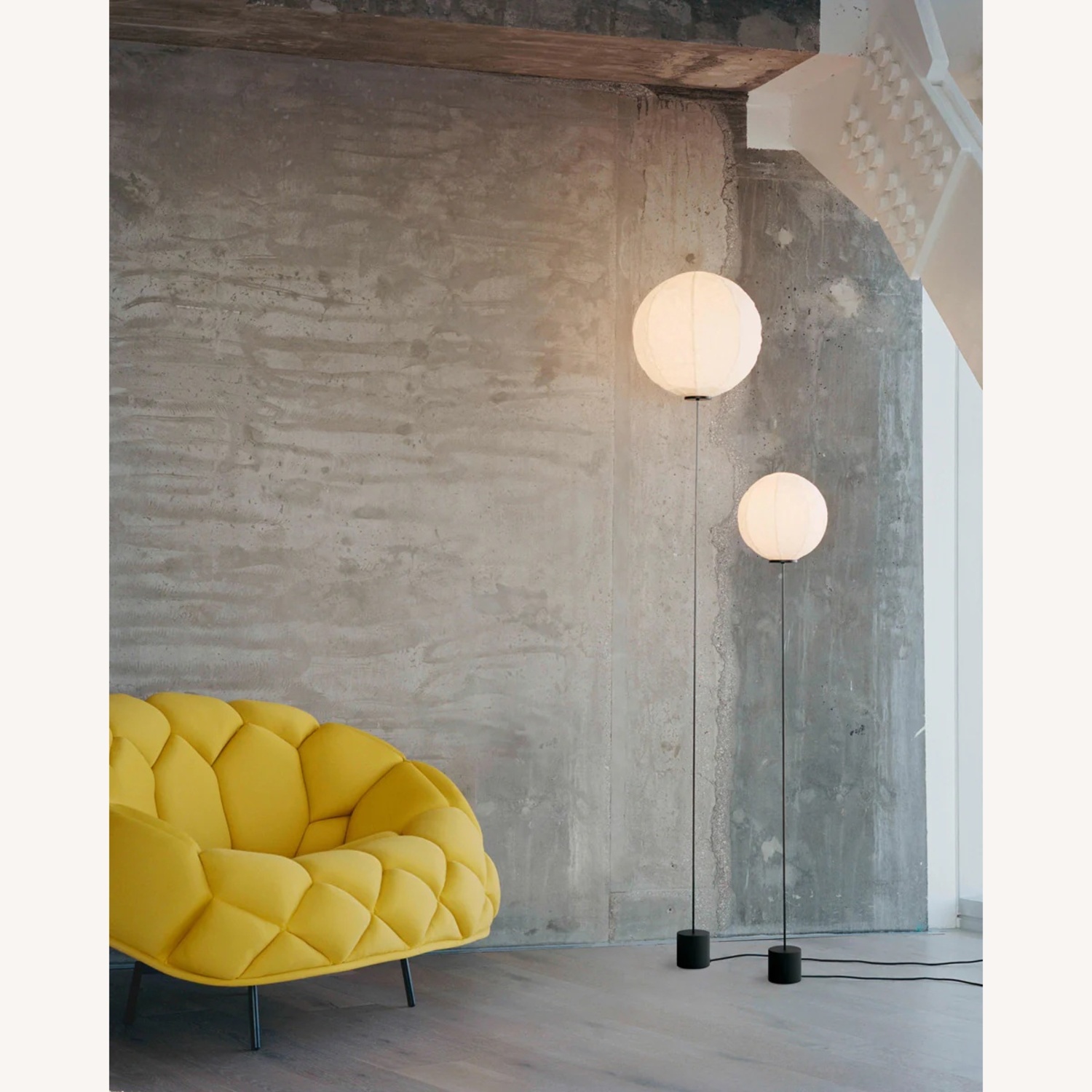 Natural Metal Floor Lamp - image-6