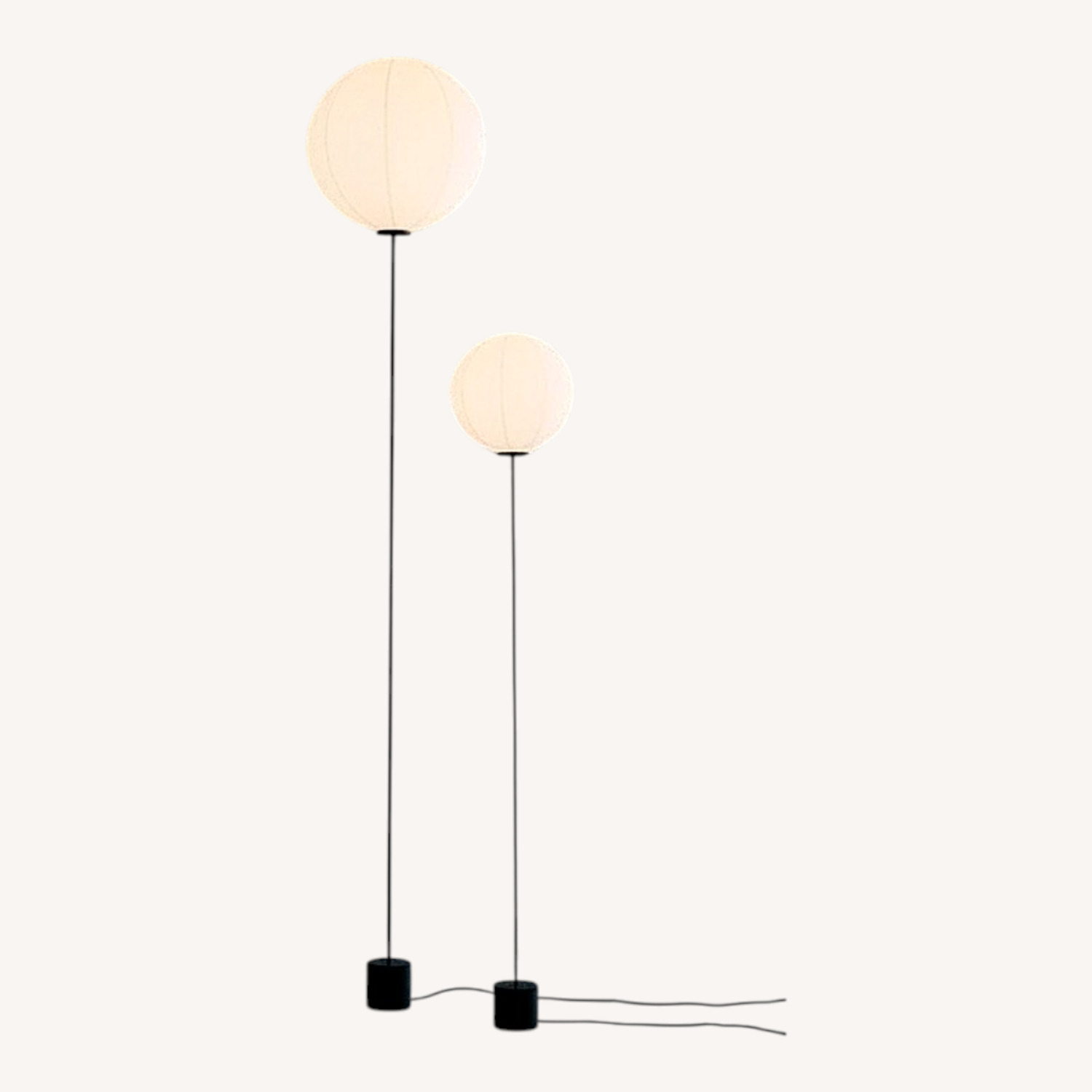 Natural Metal Floor Lamp - image-0