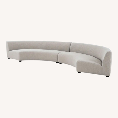 Used Four Hands Liam White 2 Piece Sectional for sale on AptDeco