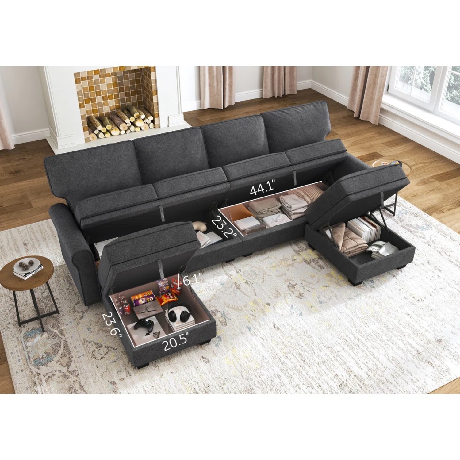 Eveleigh U-shaped Sectional  - image-3