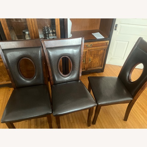 Used Dark Brown Dining Chairs for sale on AptDeco