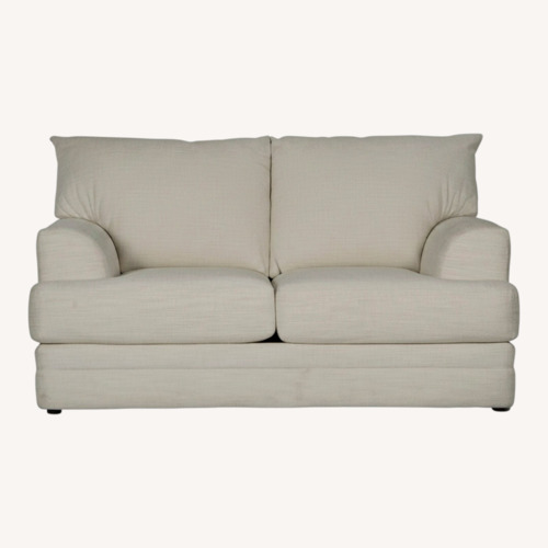 Used Jackson Furniture Zeller Natural Fabric Loveseat for sale on AptDeco
