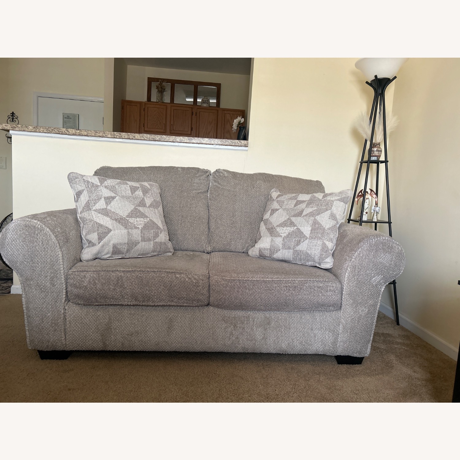 Ashley Furniture Natural Discota Loveseat - image-1