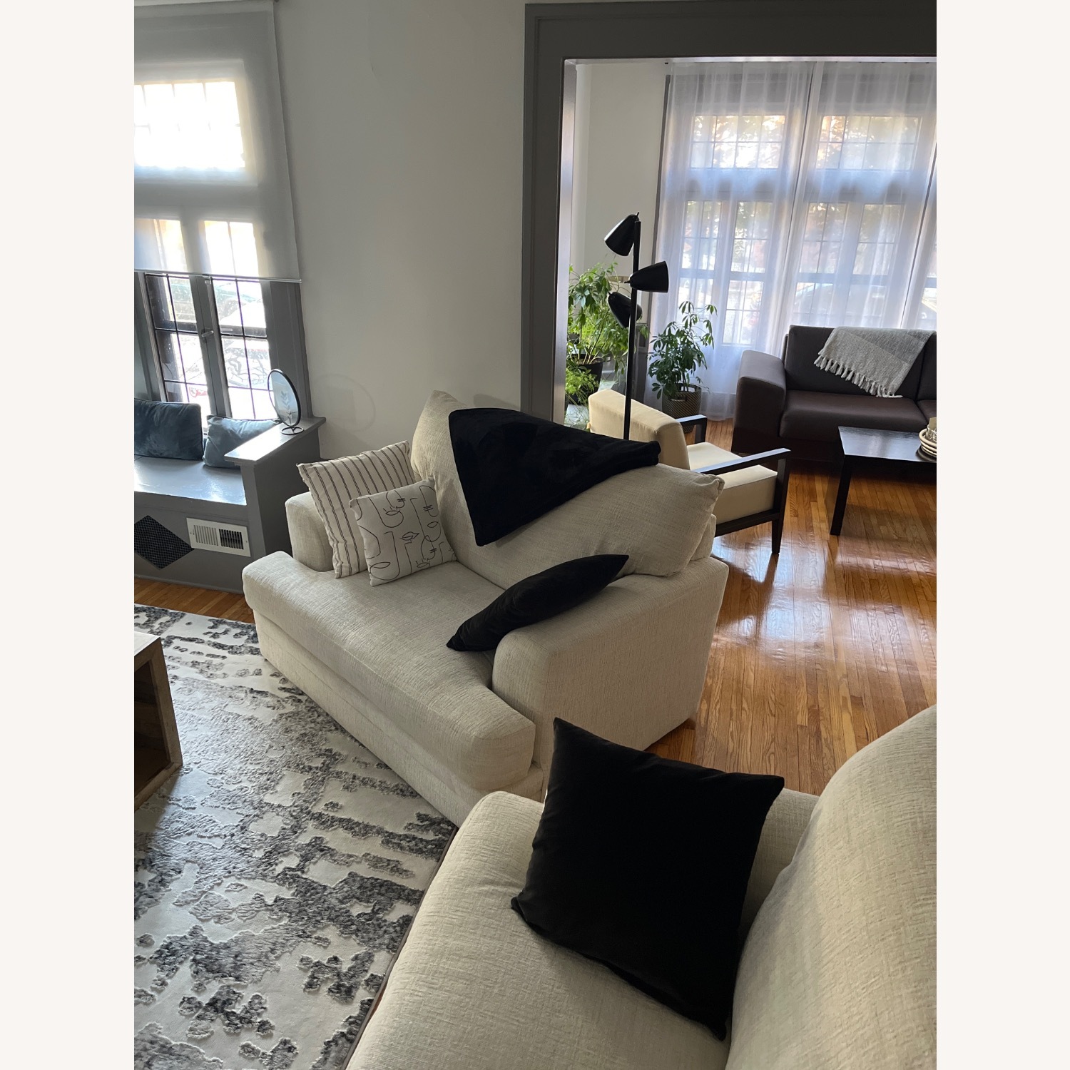 Jackson Furniture Zeller Natural Fabric Armchair - image-2