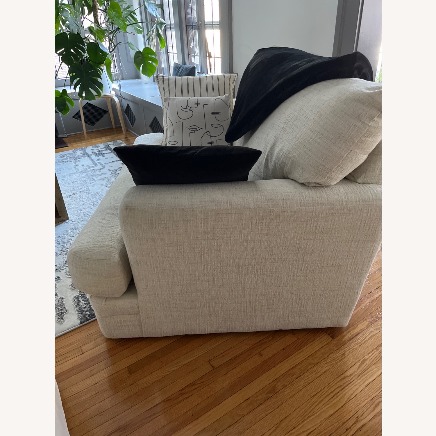 Jackson Furniture Zeller Natural Fabric Armchair - image-3