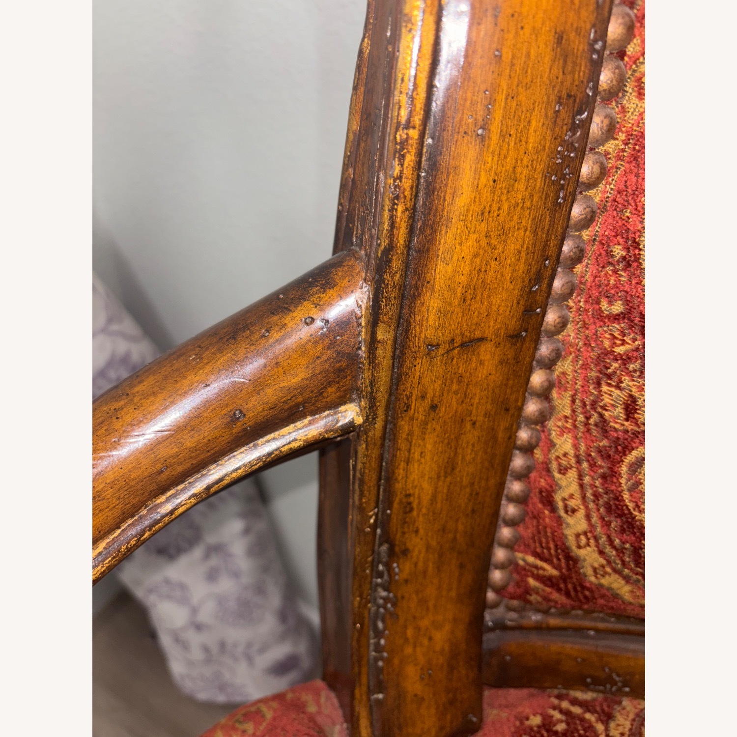 Marge Carson Red Stools - image-5