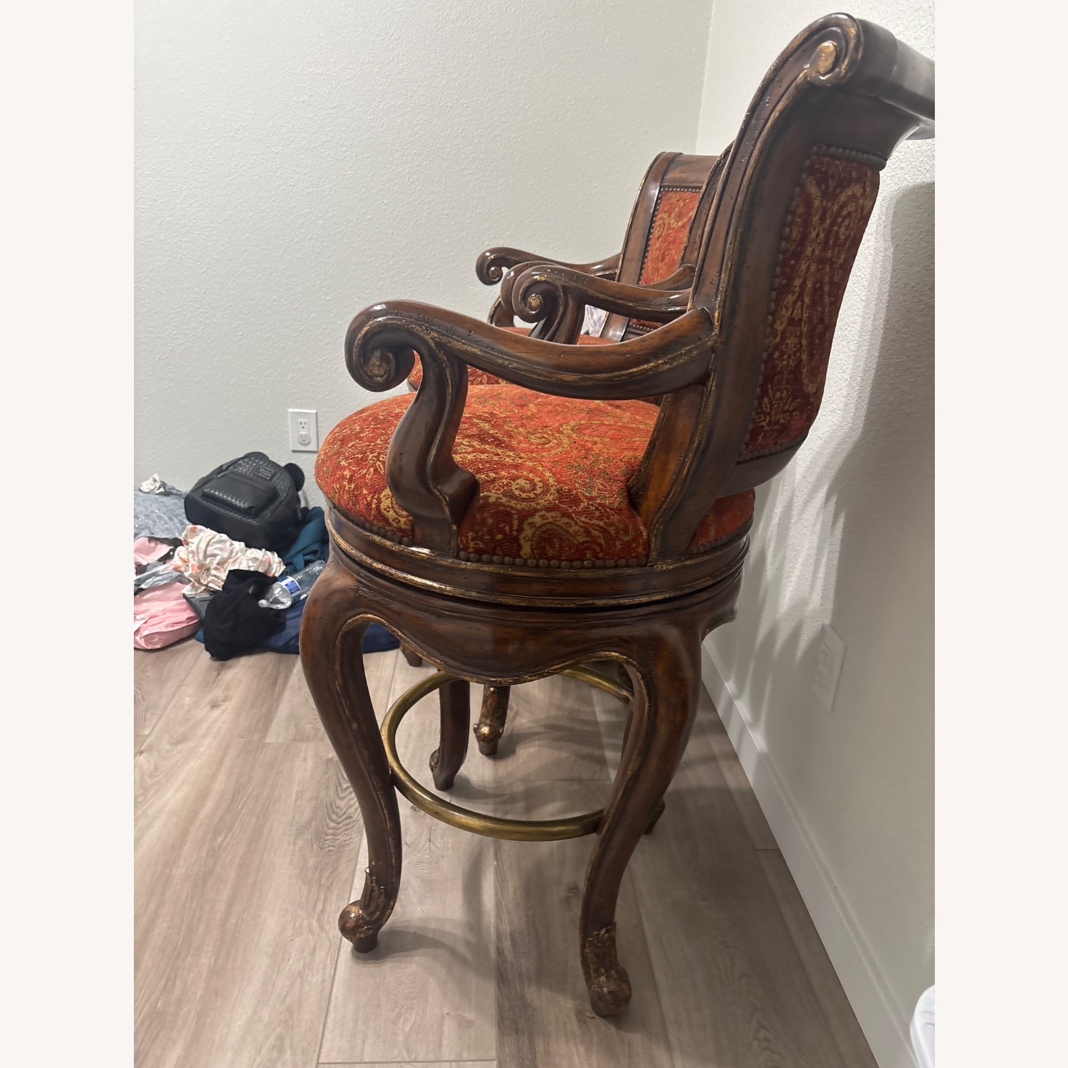 Marge Carson Red Stools - image-2