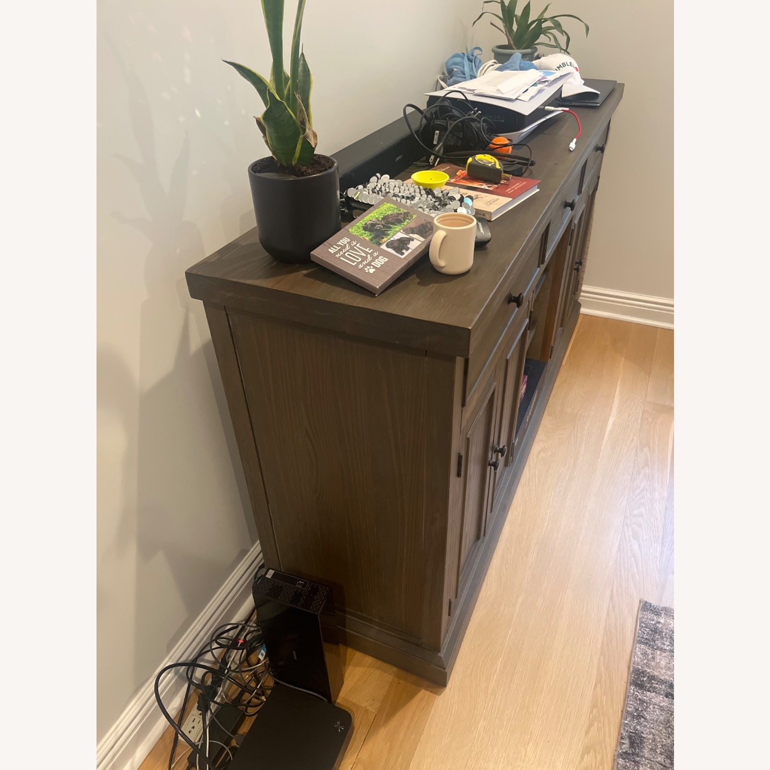 Dark Wood Credenza  - image-3