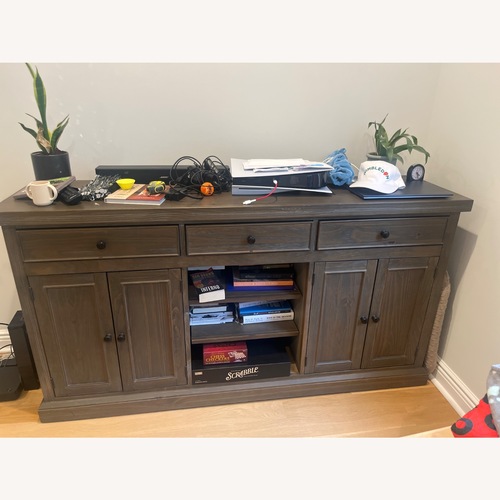 Used Dark Wood Credenza  for sale on AptDeco