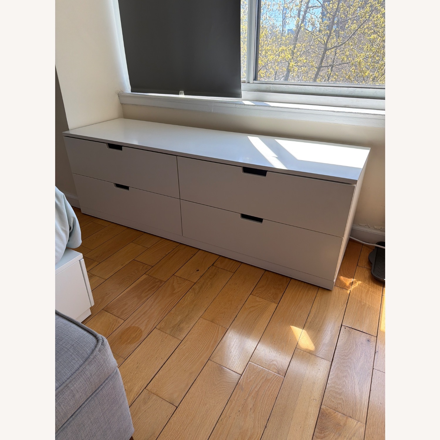 IKEA Nordli White Wood Dresser - image-1
