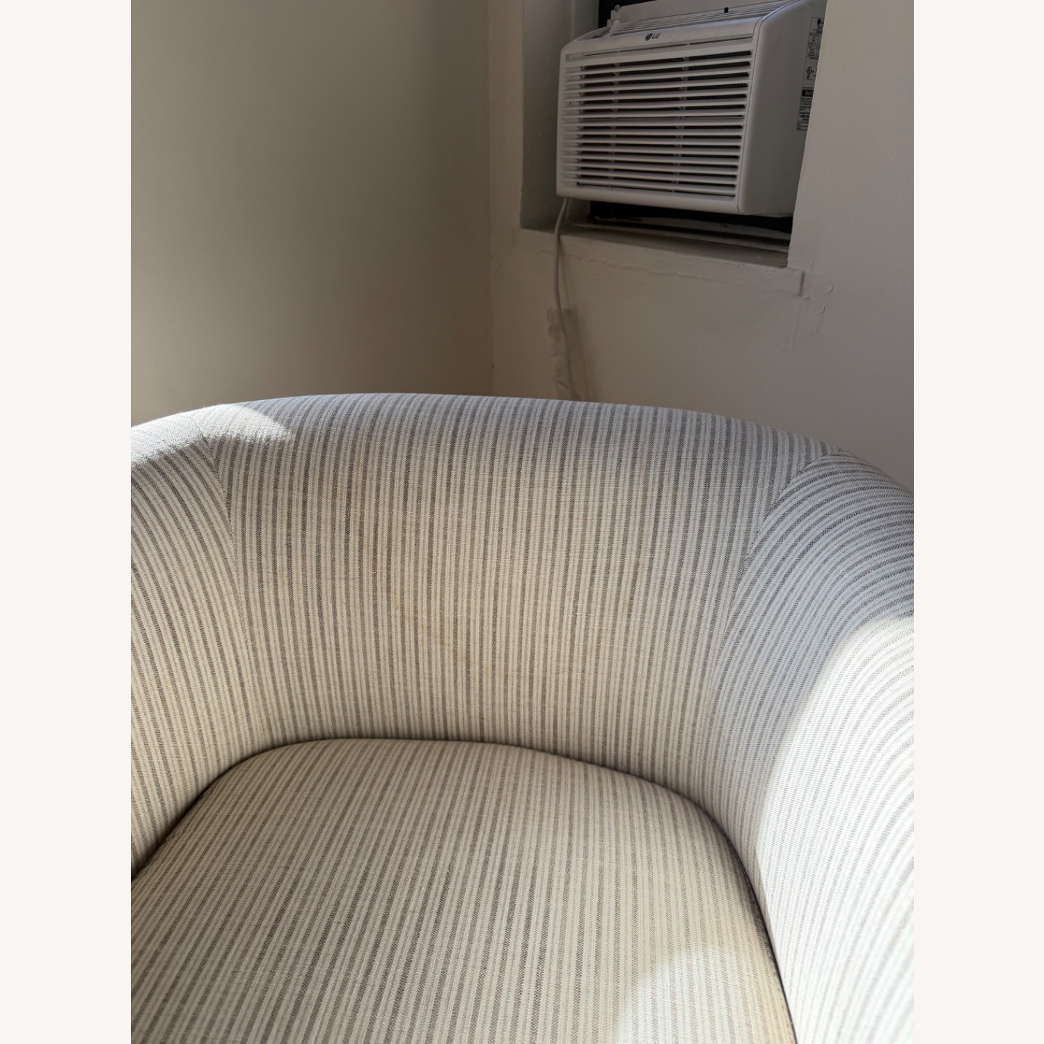 Target Vernon White Striped Armchair - image-4