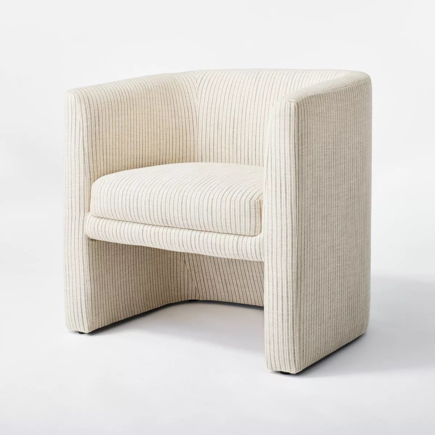 Target Vernon White Striped Armchair - image-5