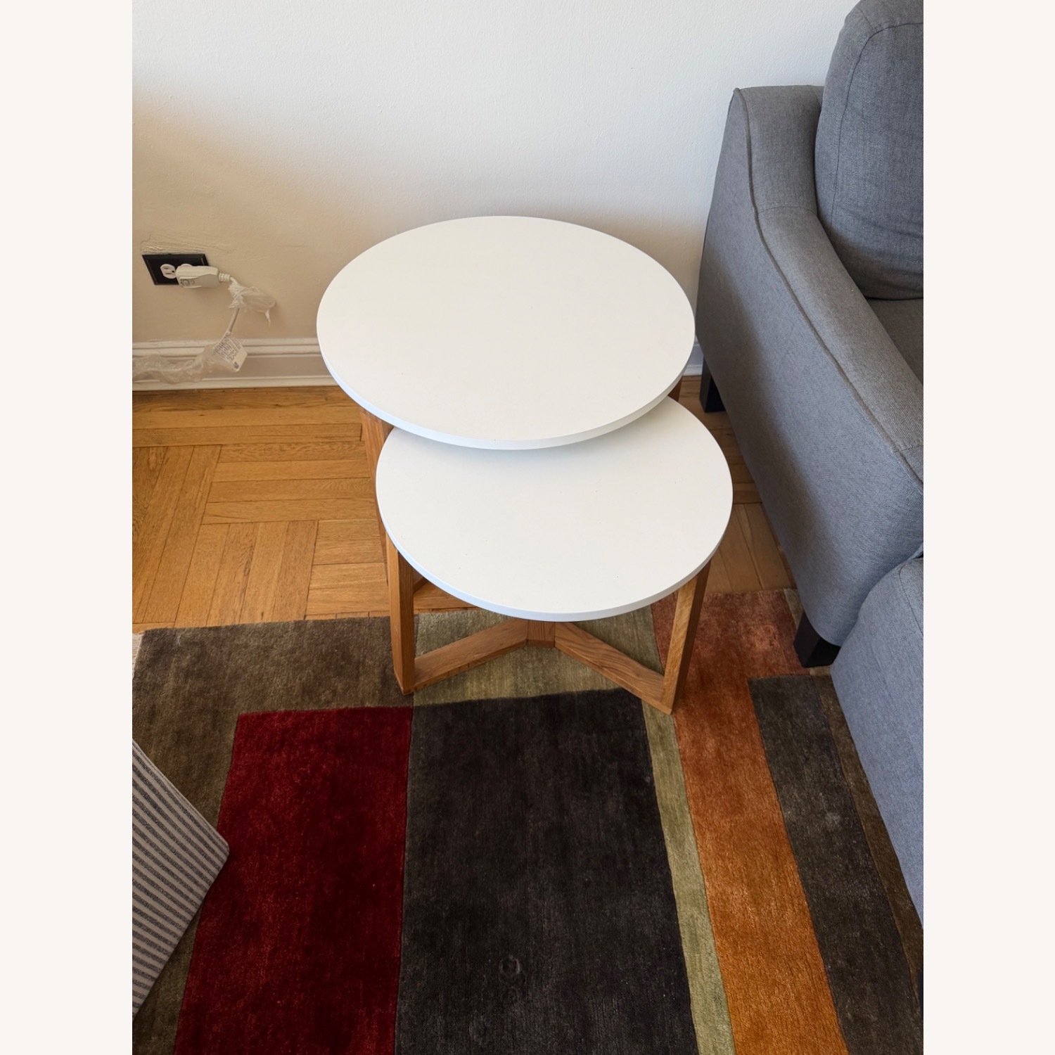 White Nesting Tables Set - image-2