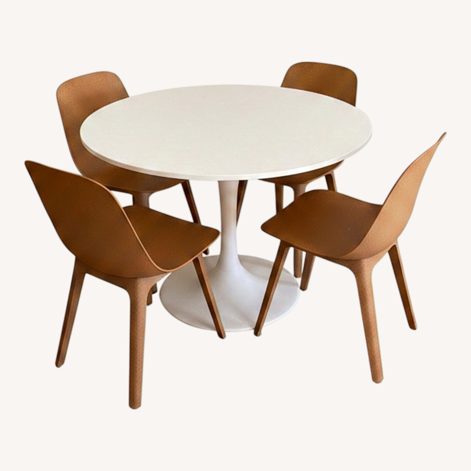 IKEA Docksta White Dining Set - image-0