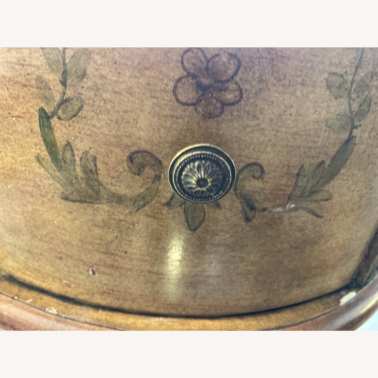 Vintage Stenciled Vanity Table/Desk - image-5