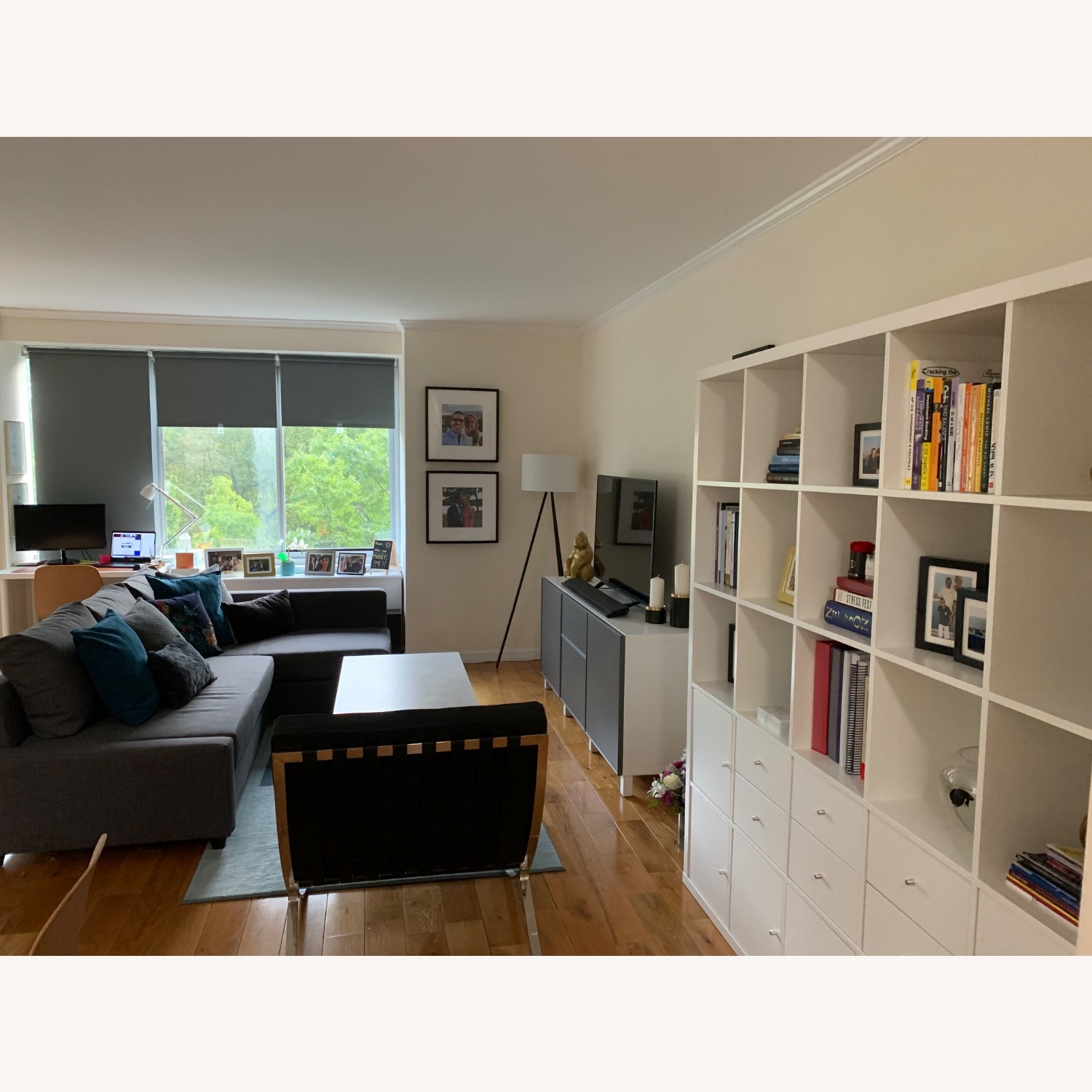 IKEA Friheten Dark Gray Fabric 3+ Piece Sectional - image-1