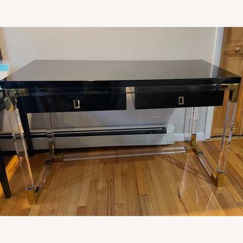 Used SAFAVIEH Couture Dariela Acrylic Desk for sale on AptDeco