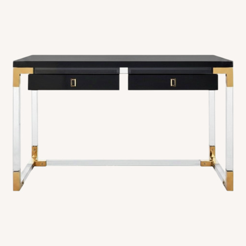 Used SAFAVIEH Couture Dariela Acrylic Desk for sale on AptDeco