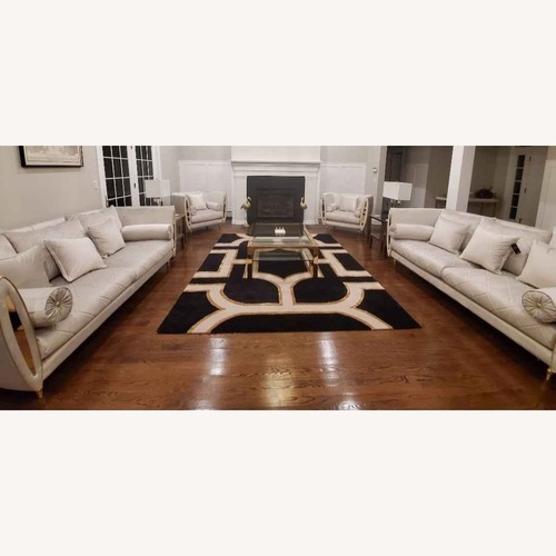 Used Adora Sipario Light Gray Fabric 3+ Seater Sofa for sale on AptDeco