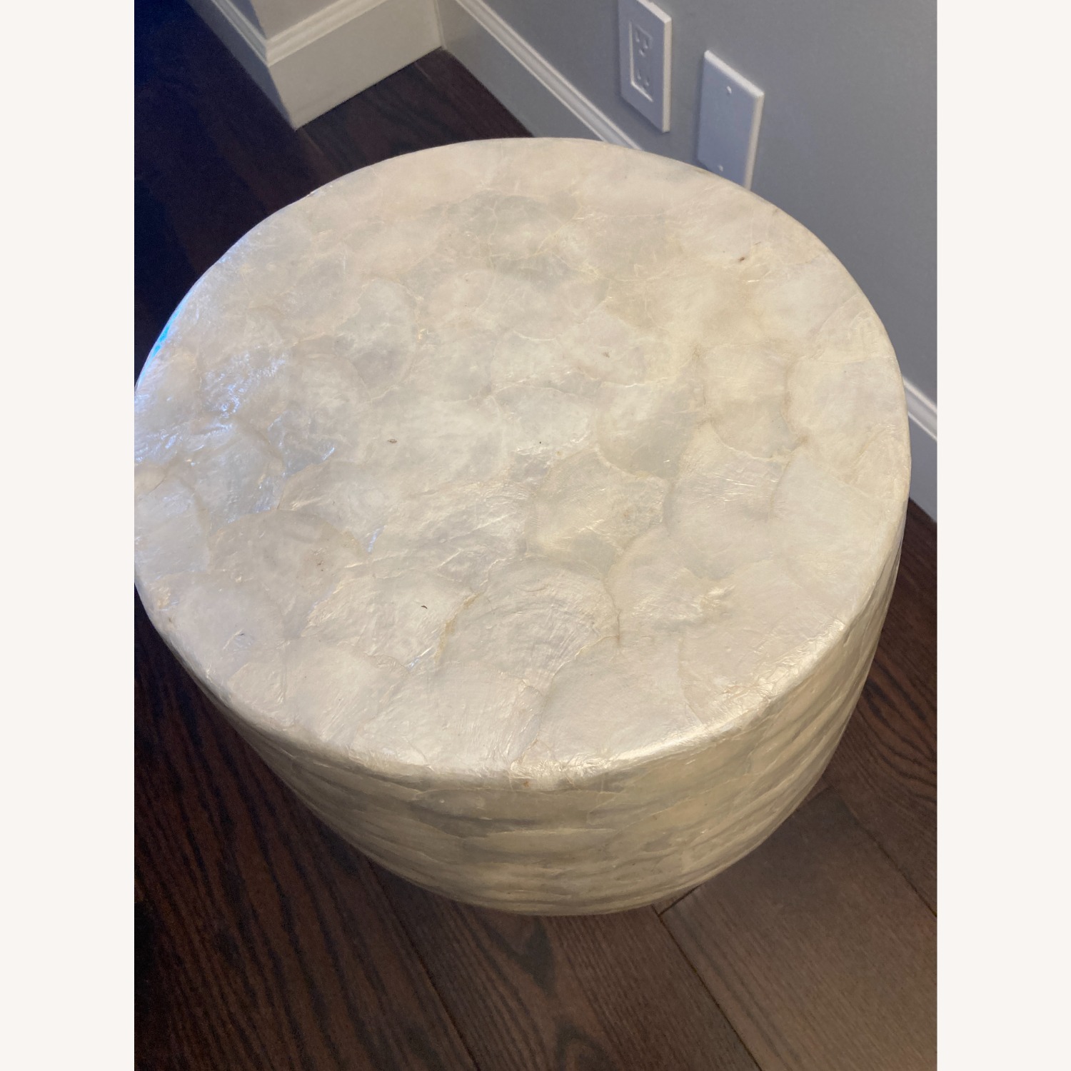 West Elm Mother-of-Pearl Garden Stool - image-3