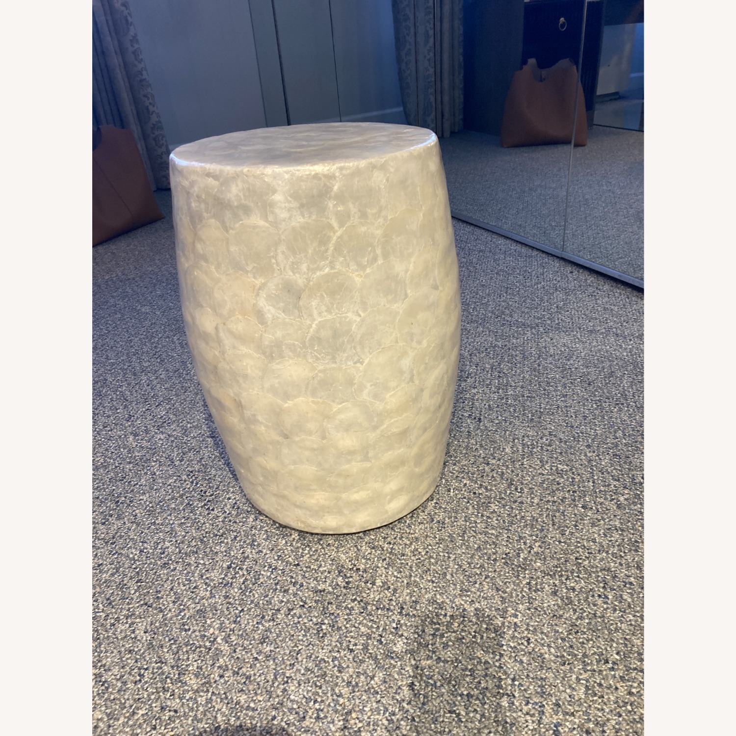 West Elm Mother-of-Pearl Garden Stool - image-2